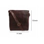 GENUINE LEATHER SLING BAG NDSB104-BR